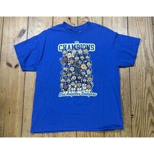 2020 Los Angeles Dodgers Pitcher World Champions Team TShirt Pantone 294 XL
